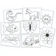 PlayBox: Sada barevných šicích karet, 48 kusů