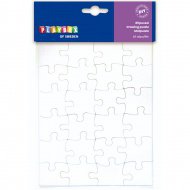 PlayBox: Sada prázdných puzzle 20,5x14,5 cm, 16 kusů