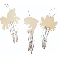 PlayBox: Sada pro výrobu zvířecích větrných zvonků, 12 kusů