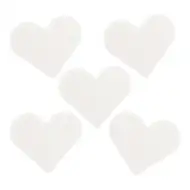 PlayBox: Sada základních desek ve tvaru srdce pro 5mm MIDI žehlicí korálky, 5 kusů.