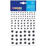 PlayBox: Samolepící pohyblivé oči, sada 100 ks