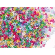 PlayBox: Třpytivé korálky ve tvaru vrtule k navlékání, 2200 ks.