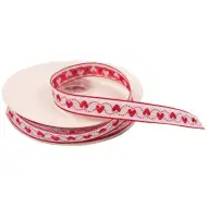 Playbox: Dekorační páska se srdíčky 12mm 20m