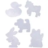 Playbox: Sada podložek na zažehlovací korálky XL – 5 kusů, zvířecí tvary