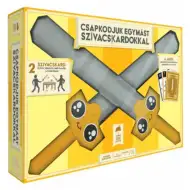 Pleskáme se navzájem pěnovými meči desková hra.