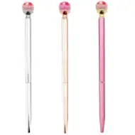 Plnicí pero s kuličkovou špičkou a sušenou květinou v různých variantách 1 ks