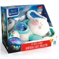 Plyšový králíček s projektorem polární záře - Clementoni baby