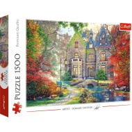 Podzimní zámek 1500dílné puzzle - Trefl