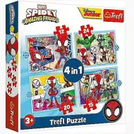 Póki a jeho úžasní přátelé 4v1 puzzle set - Trefl