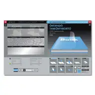 Průhledný vzorovaný samolepicí obal na učebnice 50x31