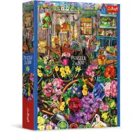 Práce na zahradě 2x500dílné puzzle - Trefl