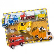 Pracovní dřevěná puzzle ve tvaru stromu s 6 prvky - Melissa &amp; Doug