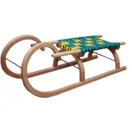 Prémiové klasické dřevěné sáně - 95 cm