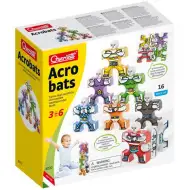 Quercetti: Akrobatická sada pro rozvoj dovedností, stavební hra, 16 kusů