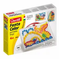 Quercetti: Barevný tečkovaný set - velryba 280 ks