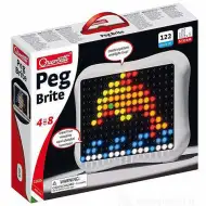 Quercetti: Peg Brite svítící krystalový set 122 ks