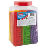 Quercetti: Sada malých magnetických písmen, 288 kusů