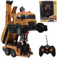 RC Dálkově ovládaný Autobot Titan robot přeměňující se na jeřábový vůz 27MHz 26cm