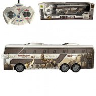 RC Dálkově ovládaný autobus Jurassic City s osvětlením 27MHz v měřítku 1/32, 25cm