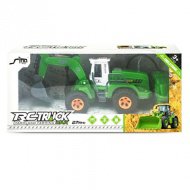 RC Truck zelený dálkově ovládaný pracovní stroj 1/30 27MHz