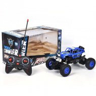 RC auto pro lezení po horách s dálkovým ovládáním 1/18 v modré barvě