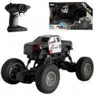 RC dálkově ovládané 4WD policejní auto pro horolezectví v měřítku 1/18, 21cm