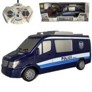 RC dálkově ovládaný SWAT policejní minibus s osvětlením 27MHz měřítko 1/32 délka 25cm