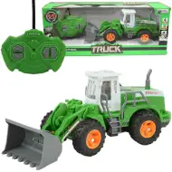 RC dálkově ovládaný nakladač s osvětlením pro farmu v měřítku 1/30, 20 cm