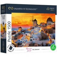 Romantický západ slunce, Oia, Santorini 1500-dílný puzzle - Trefl