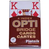Römi karty s 4 indexy Opti Bridge - Piatnik