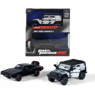 Rychle a zběsile: Legacy Series Domův Dodge Charger R/T &amp; Tejův Jeep Wrangler kovová sada modelů aut 1/32 – Jada Toys
