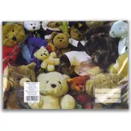 Sada 10 ks vzorovaných papírových obalů na sešity A5