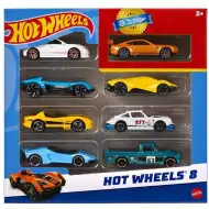 Sada 8 autíček Hot Wheels - Mattel