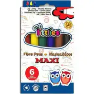 Sada barevných fixů Jumbo, 6 kusů