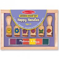 Sada dřevěných razítek s držadlem - Melissa &amp; Doug