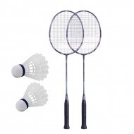 Sada na badminton s 2 míčky, 63 cm