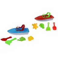 Sada na pískoviště s lodičkou v ruční verzi.