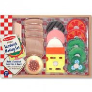 Sada na výrobu sendvičů z dřeva - Melissa &amp; Doug