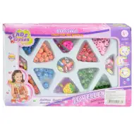 Sada na výrobu šperků Beads Series: více než 200 barevných tečkovaných korálků