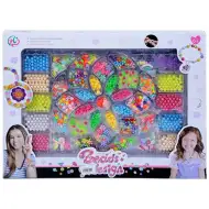 Sada na výrobu šperků s barevnými korálky