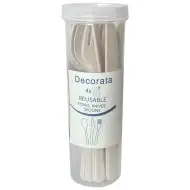 Sada opakovaně použitelných příborů Decorata, 12 ks