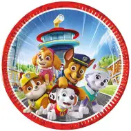 Sada papírových talířů Tlapková patrola 8 ks, 23 cm