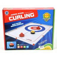 Sada pro stolní curling s dráhou