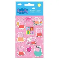 Sada samolepících nálepek Peppa Pig, 8x12 cm, 5 kusů.