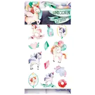 Sada tetování s motivem jednorožce