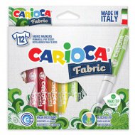 Sada textilních fixů 12ks - Carioca