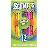 Scentos vonné barevné tužky, sada 12 kusů