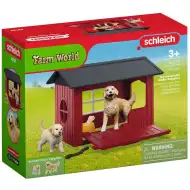 Schleich Farm World – Psí bouda se zlatými retrívry herní set (42722)