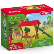 Schleich: Farm World - Krmítko pro lesní zvířata herní set (42658)