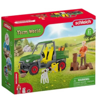 Schleich: Farm World - Lesní práce herní set (42659)